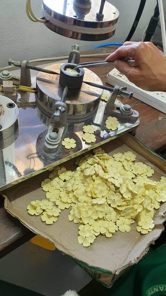 RATREE 888 50 piezas de papel de morera hechas a mano con hortensias de 2 x 2 pulgadas, flores de papel de morera para álbumes de recortes, boda,