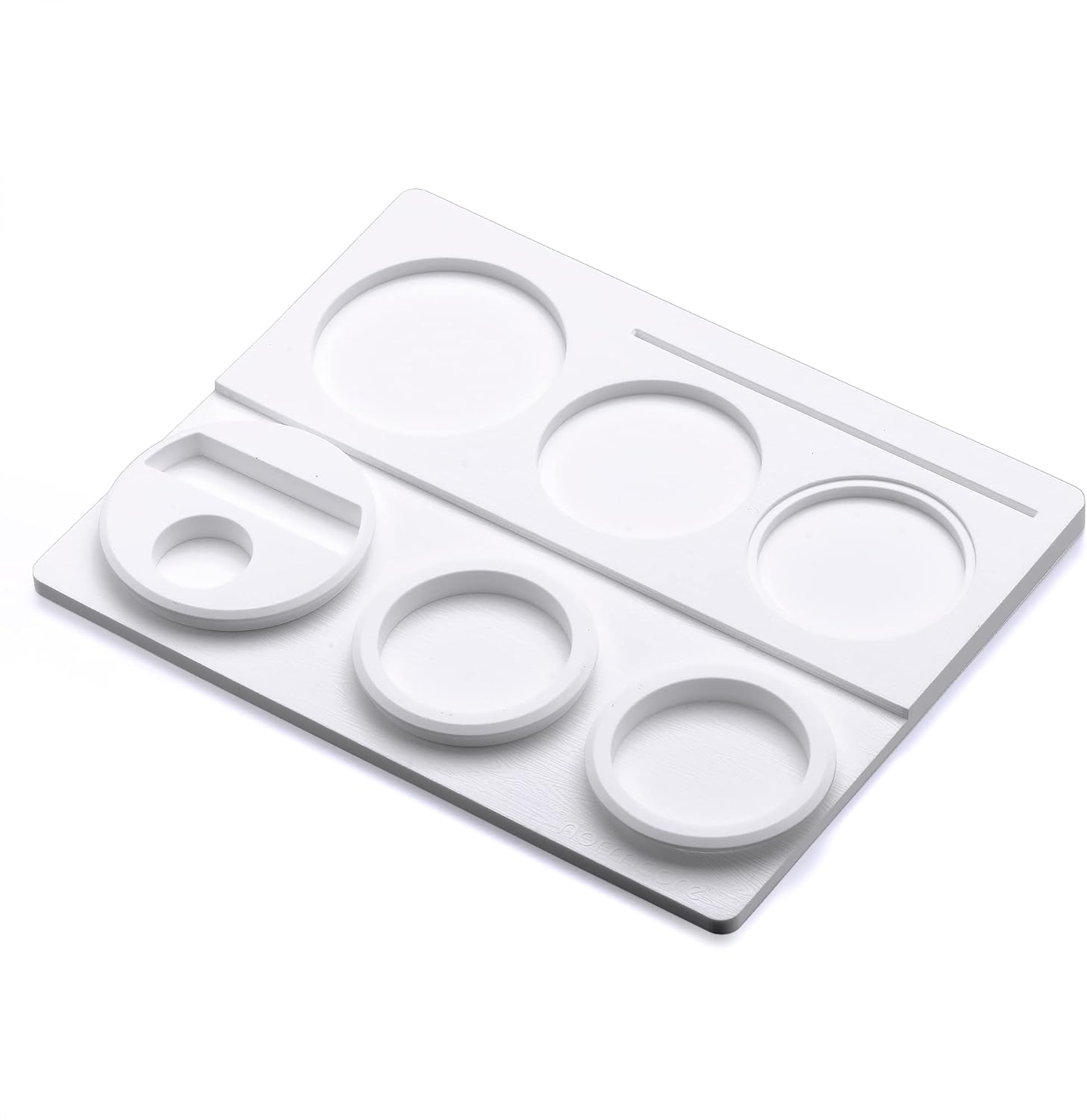 Normcore Tamping Mat – Estación de tampón de espresso blanco – Alfombrilla de café – Patente pendiente – Alfombrilla portafiltro para baristas –