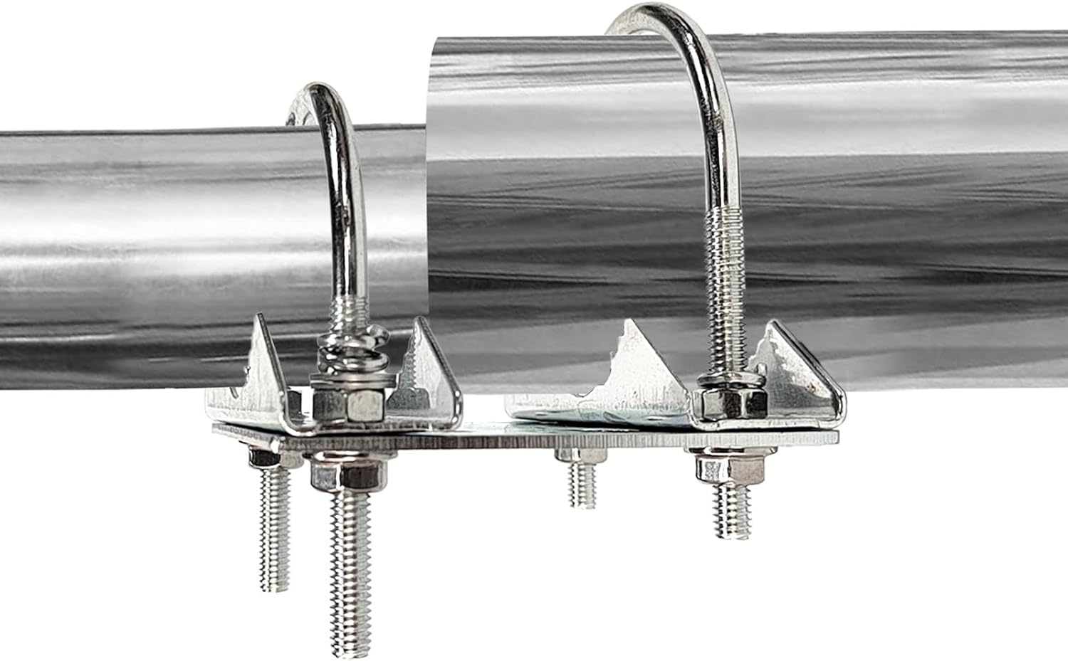Soporte universal Starlink en poste para plato de soporte en U, antena de acero antivibración, soporte de abrazadera de perno en U, adaptador de
