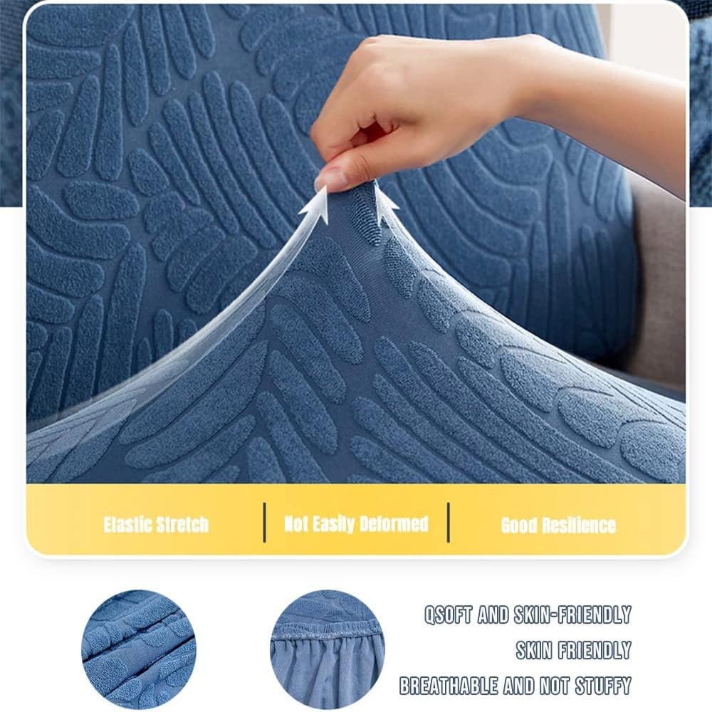Fundas de sofá héroe, fundas de sofá relajantes para el hogar, fundas de sofá de héroe, fundas de sofá Soothinghome (gris claro, funda de diván)