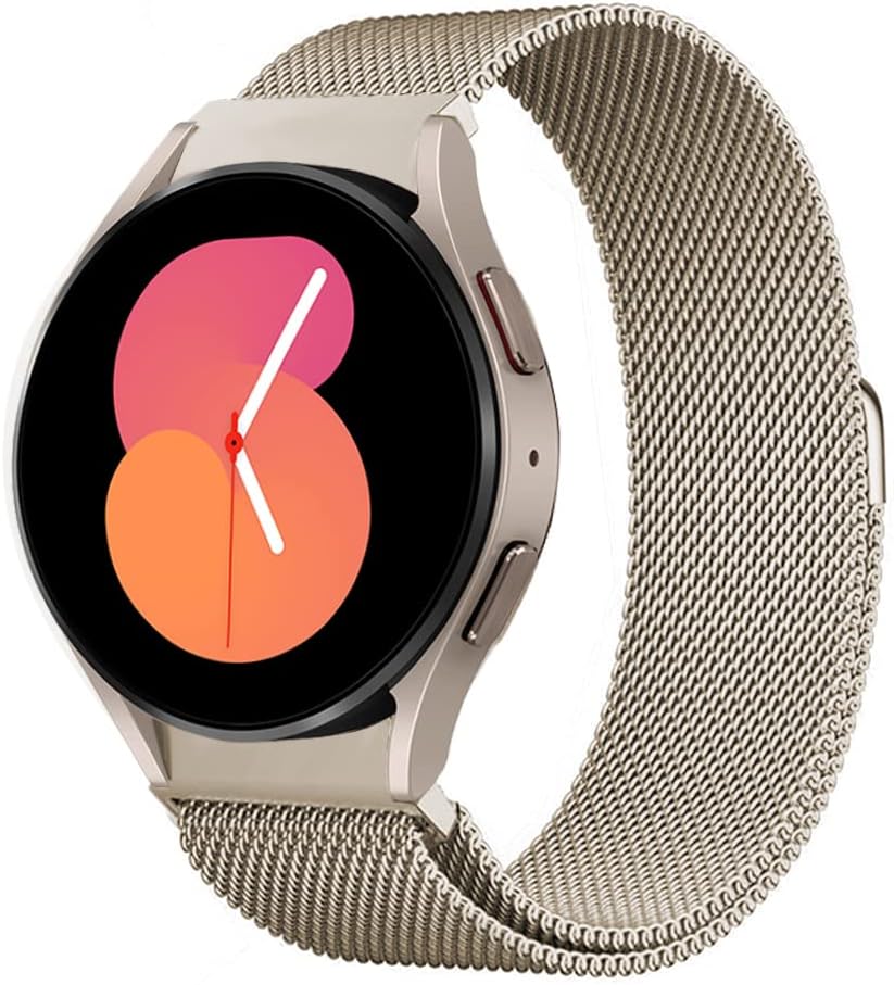 Correa milanesa para Samsung Galaxy Watch 654 de 1.575 pulgadas, 1.732 pulgadas, clásica, 1.772 pulgadas, 1.611 pulgadas, 1.654 pulgadas, correa