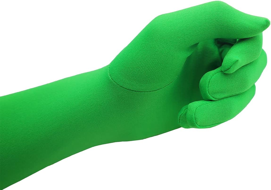 Aniler Guantes Chromakey Green Chroma Key Mask Hood Invisible Effects Background Chroma Keying Green Gloves Mask