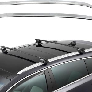 FINDAUTO Rieles laterales de techo para Toyota Highlander 2020-2021, portaequipajes plateados para techo, 165 libras, canoa, kayak, portaequipajes, FINDAUTO Rieles laterales de techo para Toyota Highlander 2020-2021, portaequipajes plateados para techo, 165 libras, canoa, kayak, portaequipajes,