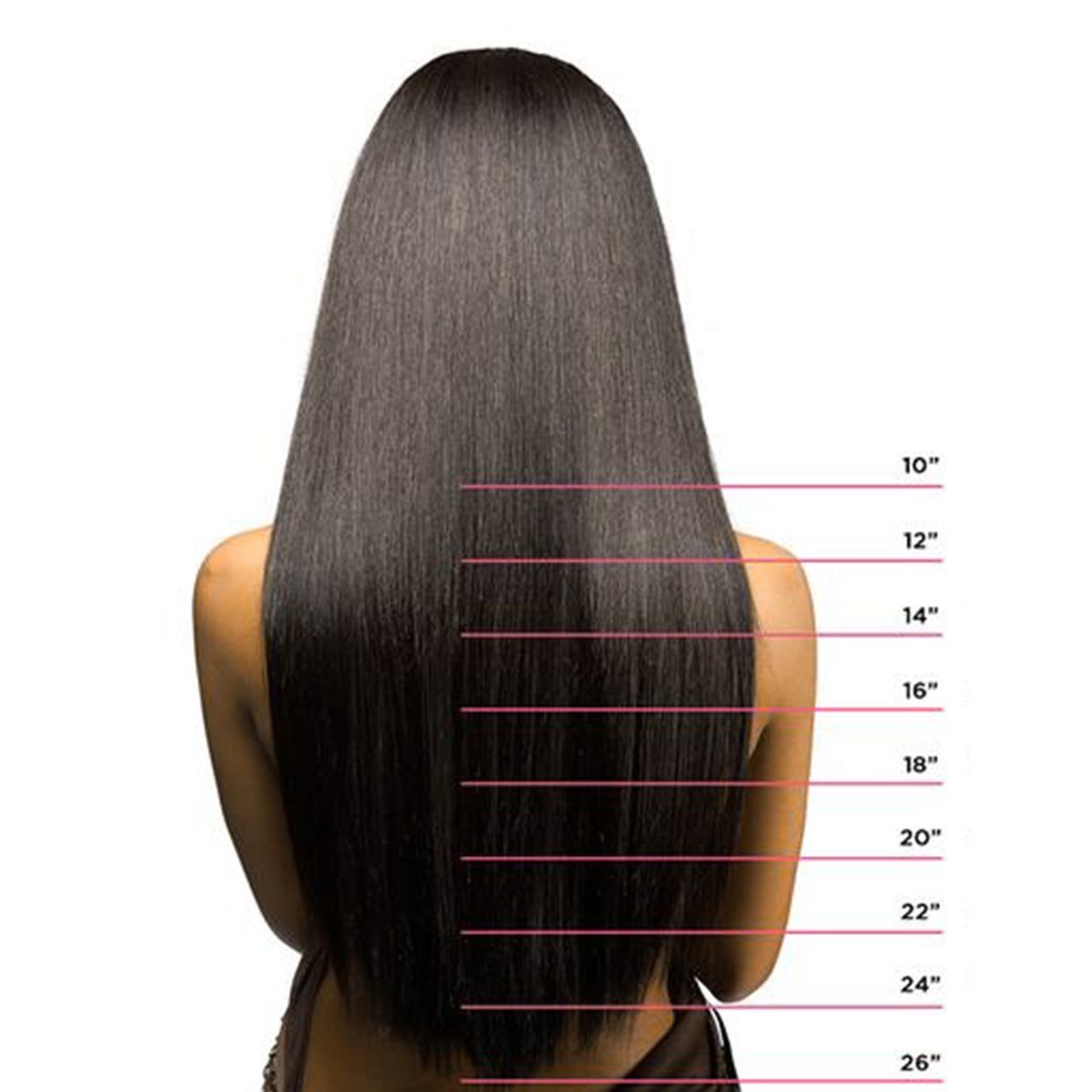 Extensiones de pelo humano real tipo Remy con clip, 8 piezas. Cabello humano lacio de doble trama.