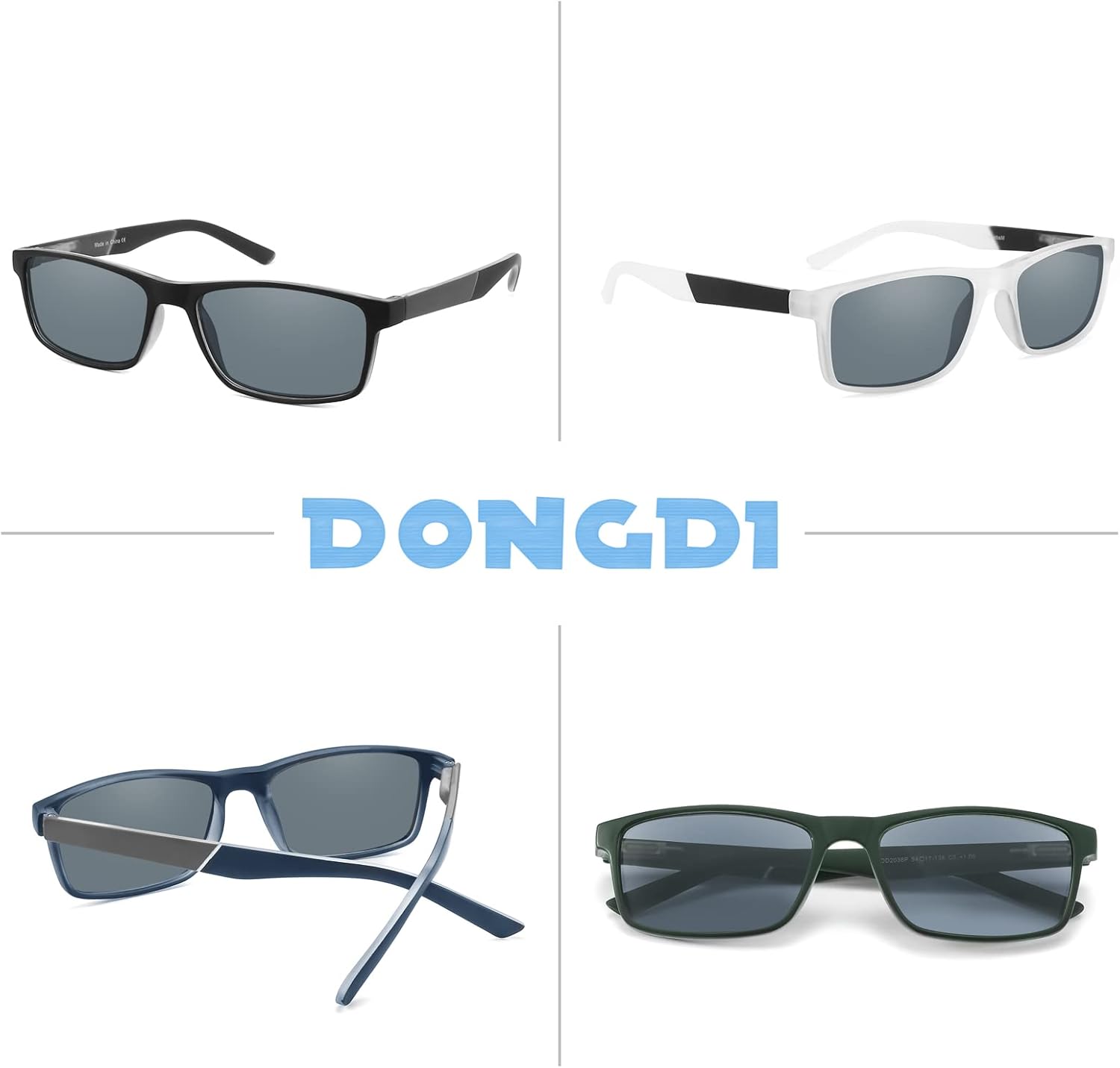 DONGDI Lentes de lectura con bloqueo de luz azul, lentes de sol para mujeres y hombres, antirreflejos, con filtro UV, antirreflejos, dolor de