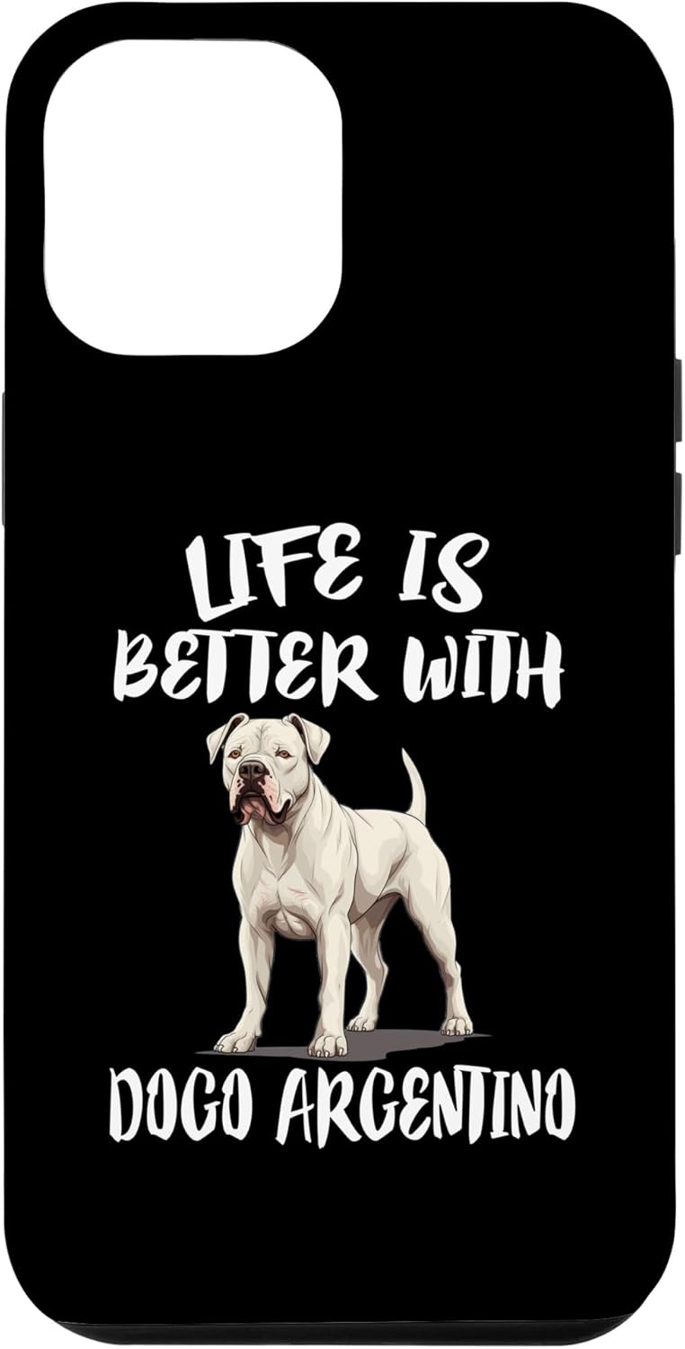 iPhone 13 Pro Max Life Is Better With Dogo Argentino Dog Case