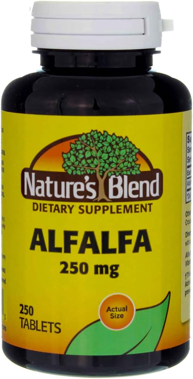 Nature’s Blend Alfalfa 250 mg 250 Tabs