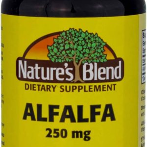 Nature’s Blend Alfalfa 250 mg 250 Tabs Nature’s Blend Alfalfa 250 mg 250 Tabs