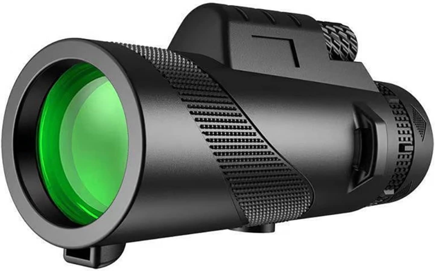 ZAUNCO Prismáticos pequeños de 80 x 100 pulgadas, prismáticos de alta definición, adaptador de teléfono inteligente de visión nocturna de alta