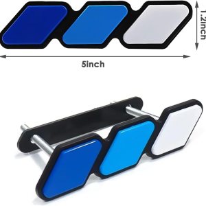 SICSHTOP Emblema de rejilla tricolor, accesorios de decoración compatibles con Ford Tacoma 4Runner Tundra Sequoia Rav4 Highlander, 3 colores SICSHTOP Emblema de rejilla tricolor, accesorios de decoración compatibles con Ford Tacoma 4Runner Tundra Sequoia Rav4 Highlander, 3 colores