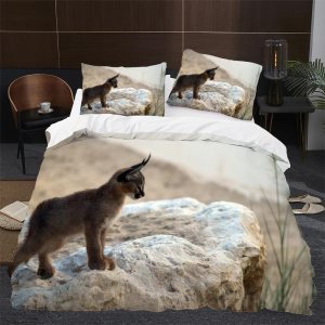 Juego de funda de edredón tamaño matrimonial con estampado de animales, funda de edredón de microfibra suave y 2 fundas de almohada de 20 x 26 Juego de funda de edredón tamaño matrimonial con estampado de animales, funda de edredón de microfibra suave y 2 fundas de almohada de 20 x 26