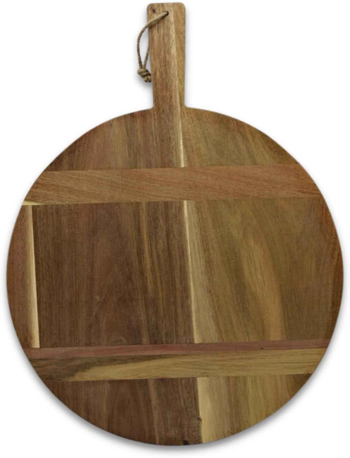 Chloe and Cotton Tabla de servir de madera de acacia de gran tamaño de 16 pulgadas de diámetro  Tabla grande para quesos  Tabla de embutidos para