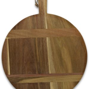 Chloe and Cotton Tabla de servir de madera de acacia de gran tamaño de 16 pulgadas de diámetro  Tabla grande para quesos  Tabla de embutidos para Chloe and Cotton Tabla de servir de madera de acacia de gran tamaño de 16 pulgadas de diámetro  Tabla grande para quesos  Tabla de embutidos para