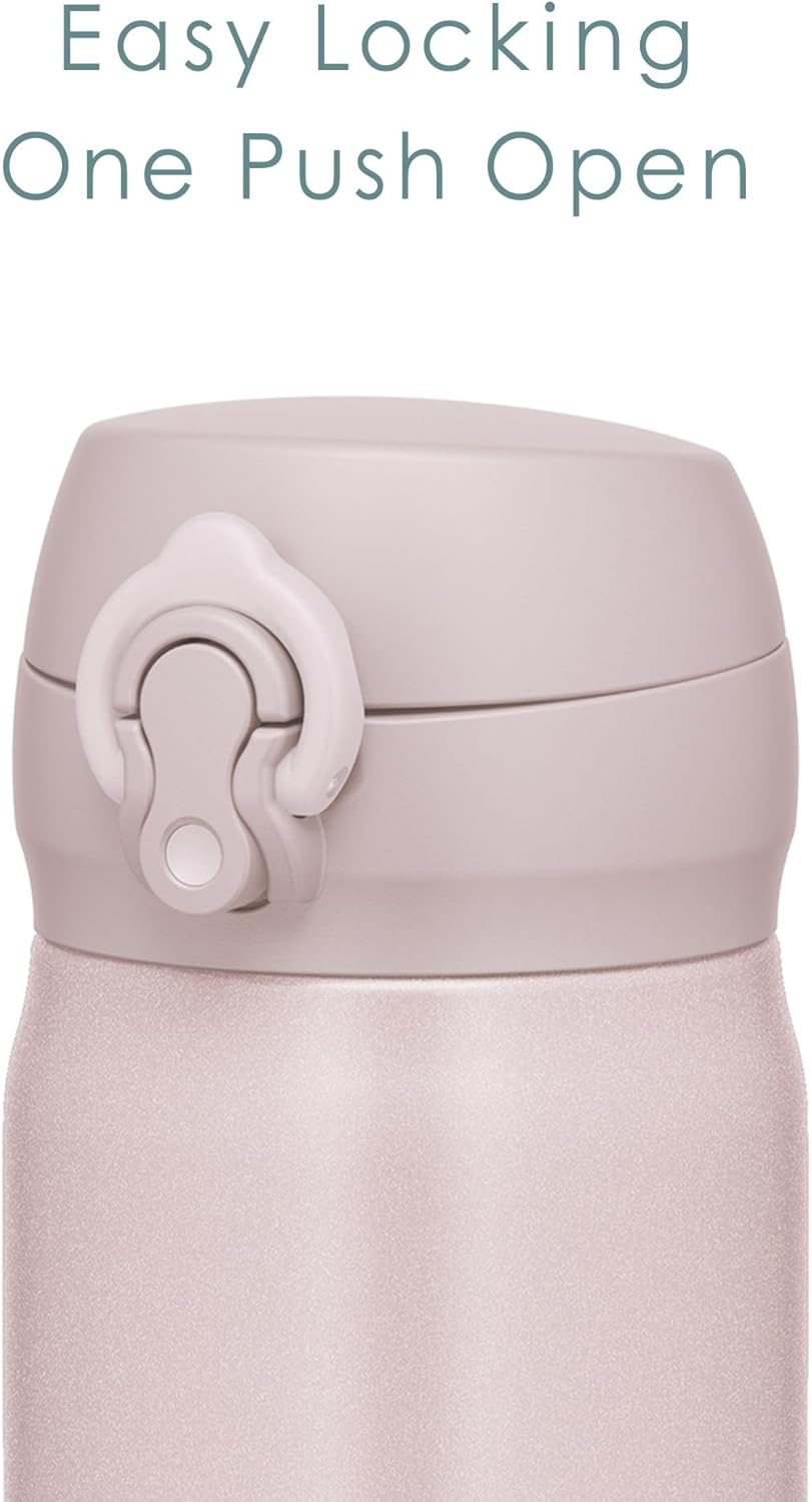 Thermos JNL-505 BEP Water Bottle, Vacuum Insulated Portable Mug, 0.5 L, Beige Pink, Easy to Clean and Easy to Clean with Easy to Remove, Lightweight