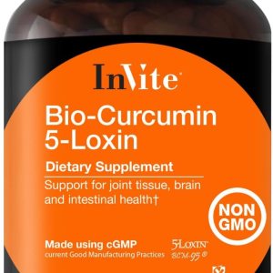 Invite Health Bio-curcumina y 5-loxina – Apoya la salud de las articulaciones, el cerebro y el intestino – Combinación altamente absorbible de Invite Health Bio-curcumina y 5-loxina – Apoya la salud de las articulaciones, el cerebro y el intestino – Combinación altamente absorbible de