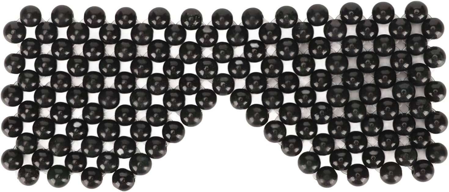 Máscara de ojos de jade con piedra caliente o fría con máscara de jade para ojos secos, refrescante y aliviador, máscara facial para dormir, máscara