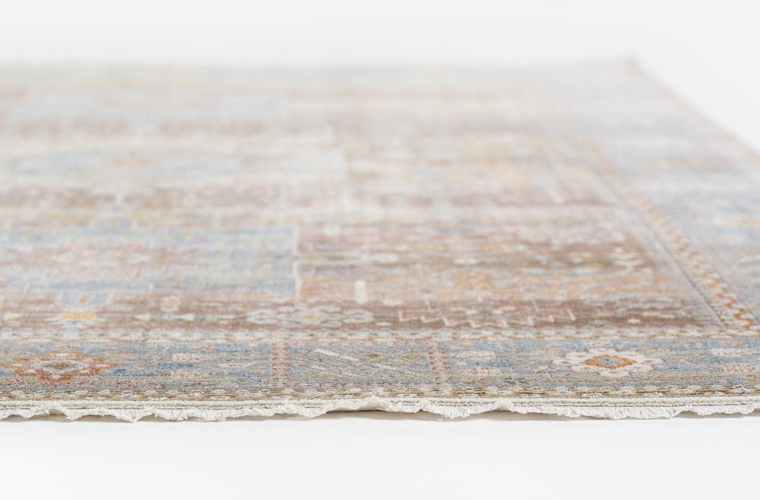 Momeni Izmir – Alfombra de poliéster con respaldo de algodón, multicolor, 2 x 3 pies