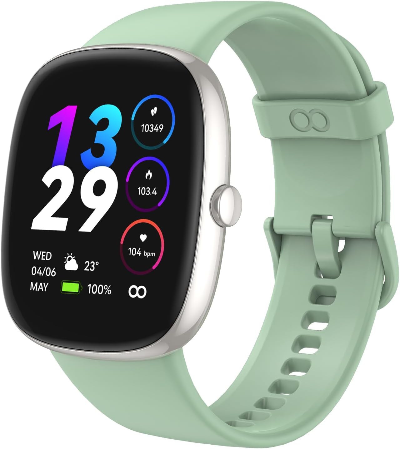 Relojes inteligentes para hombres y mujeres con monitor de oxígeno en sangre de frecuencia cardíaca, seguimiento del sueño, contador de calorías de