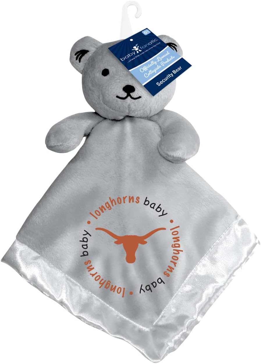 Oso de seguridad gris – NCAA Texas Longhorns – Con licencia oficial Snuggle Buddy