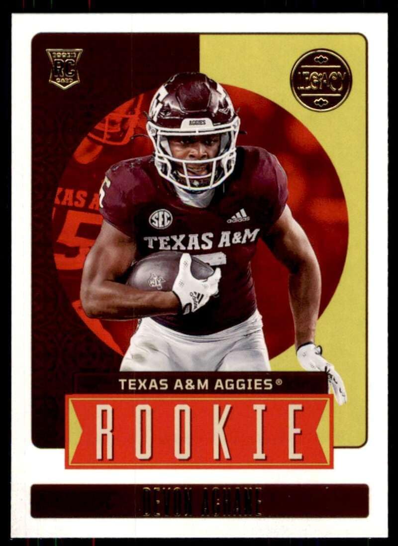 2023 Panini Legacy #196 De’Von Achane RC Rookie Card Texas A&M Aggies Official NFL Football Card in Raw (NM or Better) Condition