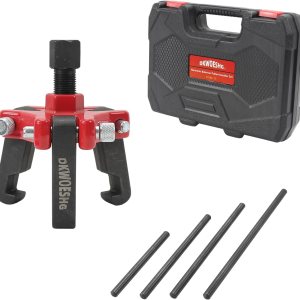 Extractor de equilibrador armónico Juego de 3 extractores de poleas de mandíbula Elimina amortiguadores y equilibradores Compatible con Chevy GM Extractor de equilibrador armónico Juego de 3 extractores de poleas de mandíbula Elimina amortiguadores y equilibradores Compatible con Chevy GM