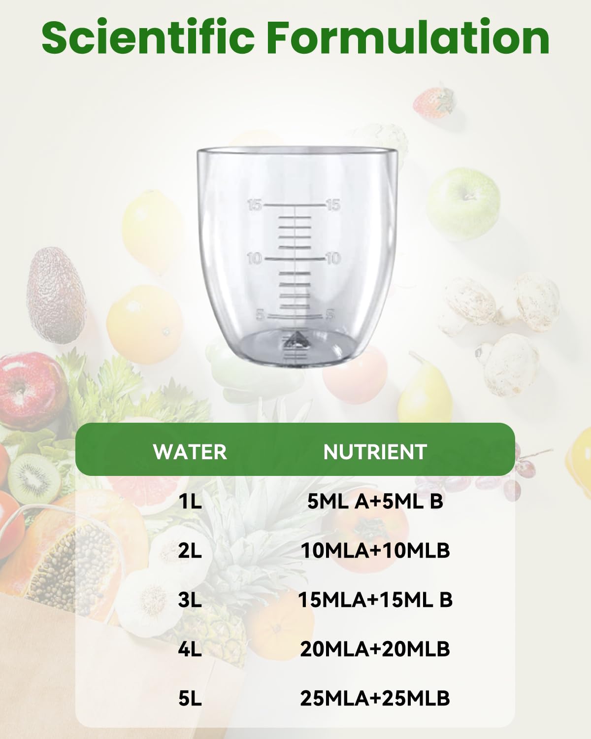 Inbloom Alimentos para plantas, nutrientes hidropónicos, kit de sistema de cultivo hidropónico, General A & BFertilizante sólido soluble en agua