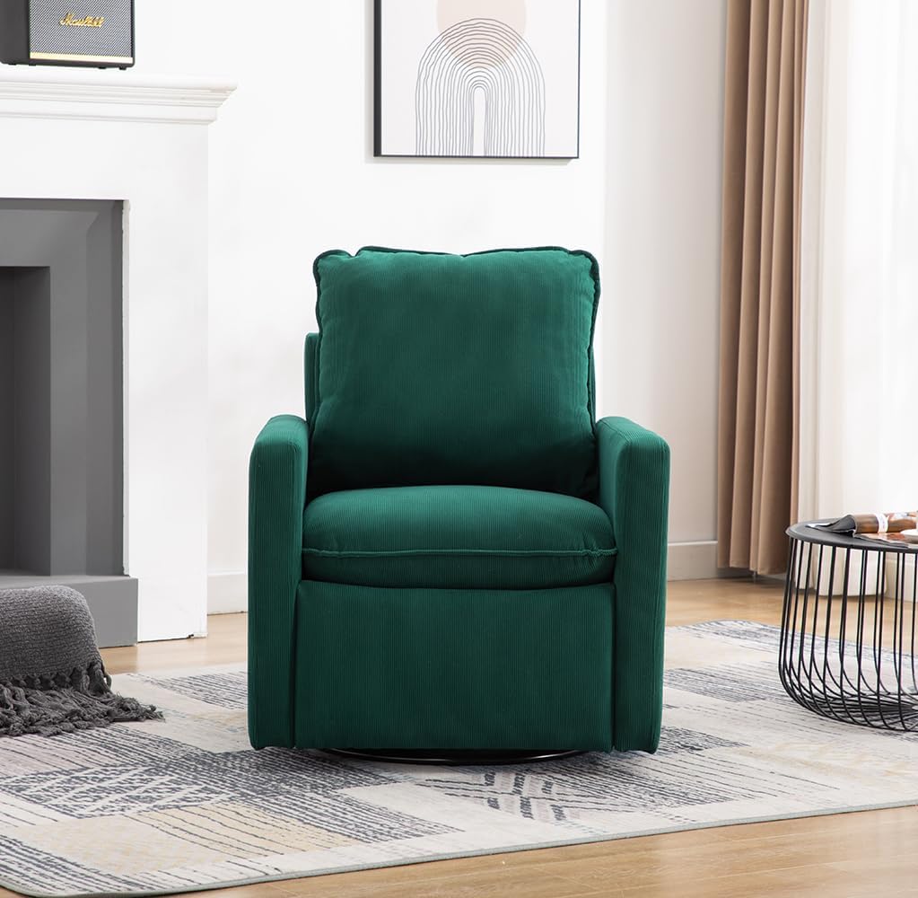 Silla giratoria de barril de 360 grados, silla con brazo de ocio, moderna silla de sofá para sala de estar, dormitorio, oficina, salón, cómoda silla