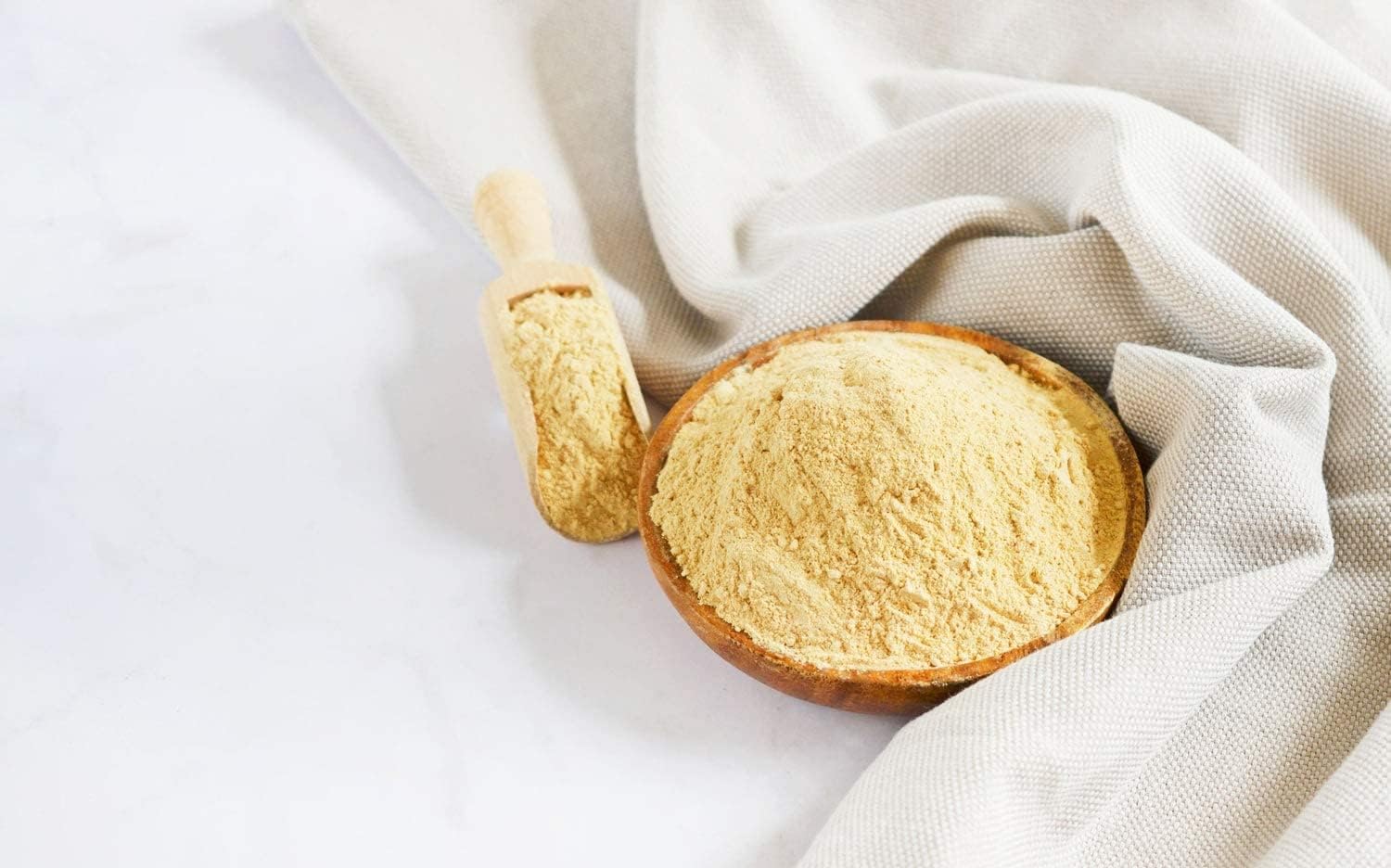 Polvo de maca amarilla orgánica, 4 onzas, sin OMG, Kosher, molido crudo, harina, a granel