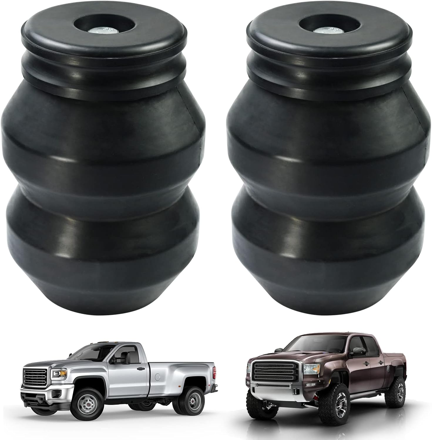 GMRCK25D – Sistema de mejora de la suspensión trasera compatible con Chevy Chevrolet Silverado 2011-2022, GMC Sierra 2500HD 3500HD 2WD4WD