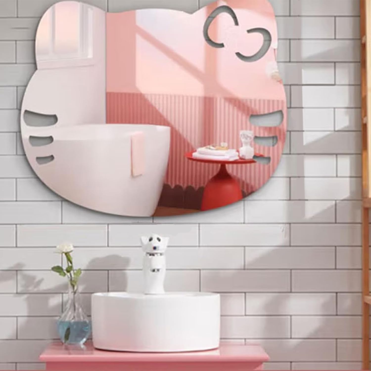 Calcomanías de espejo acrílico 3D para decoración de pared, removibles, bonitos espejos, bricolaje, espejo, mariposa, mural, calcomanías de pared