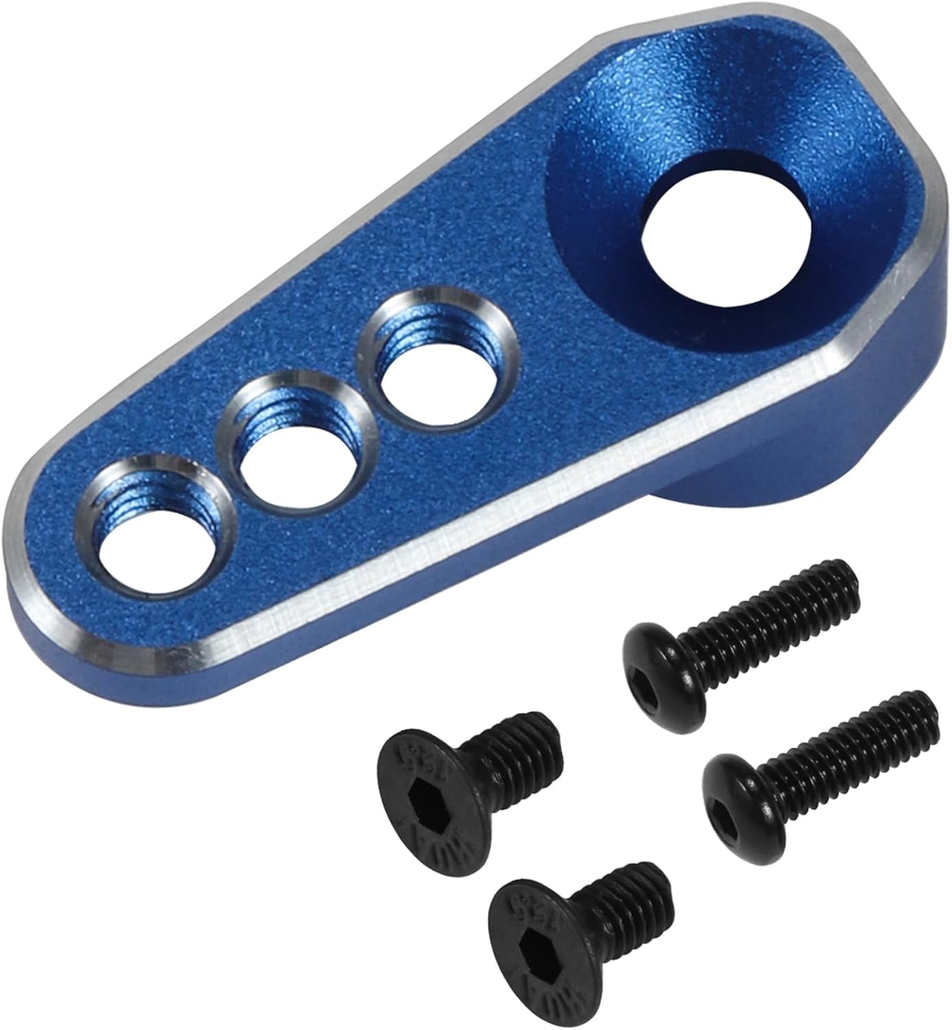 TRX4M actualiza Aluminio CNC 25T Servo Cuernos Brazo de dirección para 118 RC Crawler 97054-1 97074-1 Accesorios (azul)