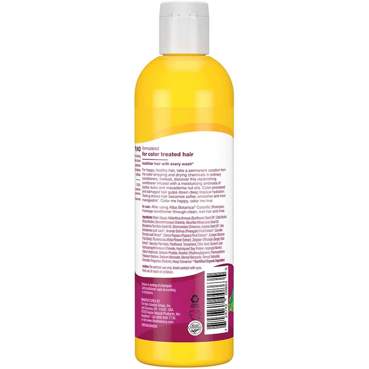 Alba Botanica, Plumeria replenshing Acondicionador hawaiano, 12ozâ