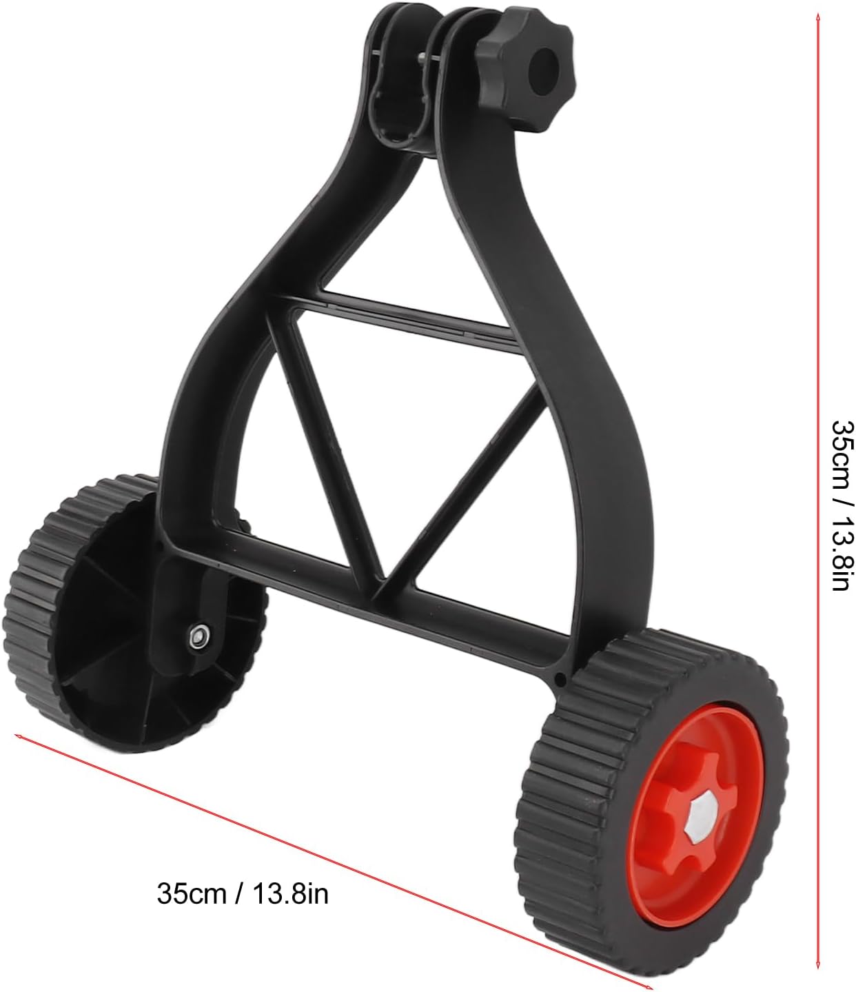 TOPINCN Cortadora de césped inalámbrica con ruedas de soporte, corte eficiente para paisajismo reduce el ruido de la vibración, ligero y flexible