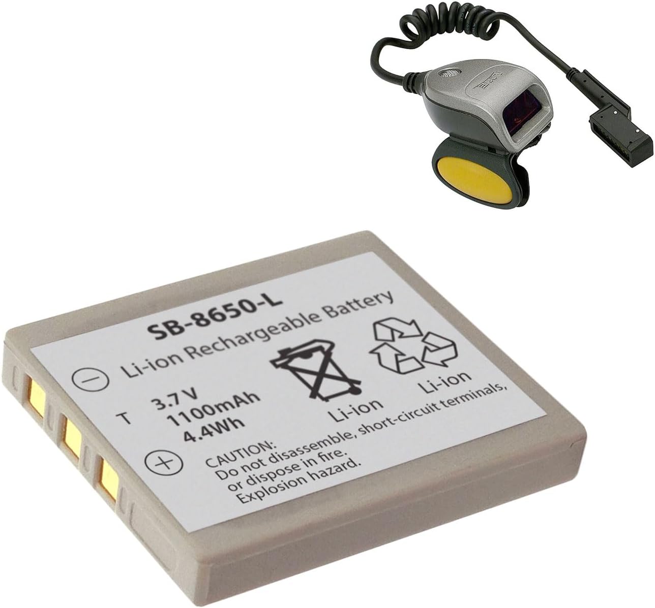 Artisan Power Batería de repuesto para escáneres HoneywellLXE 8650, 8670, 56.51 oz. 1100 mAh