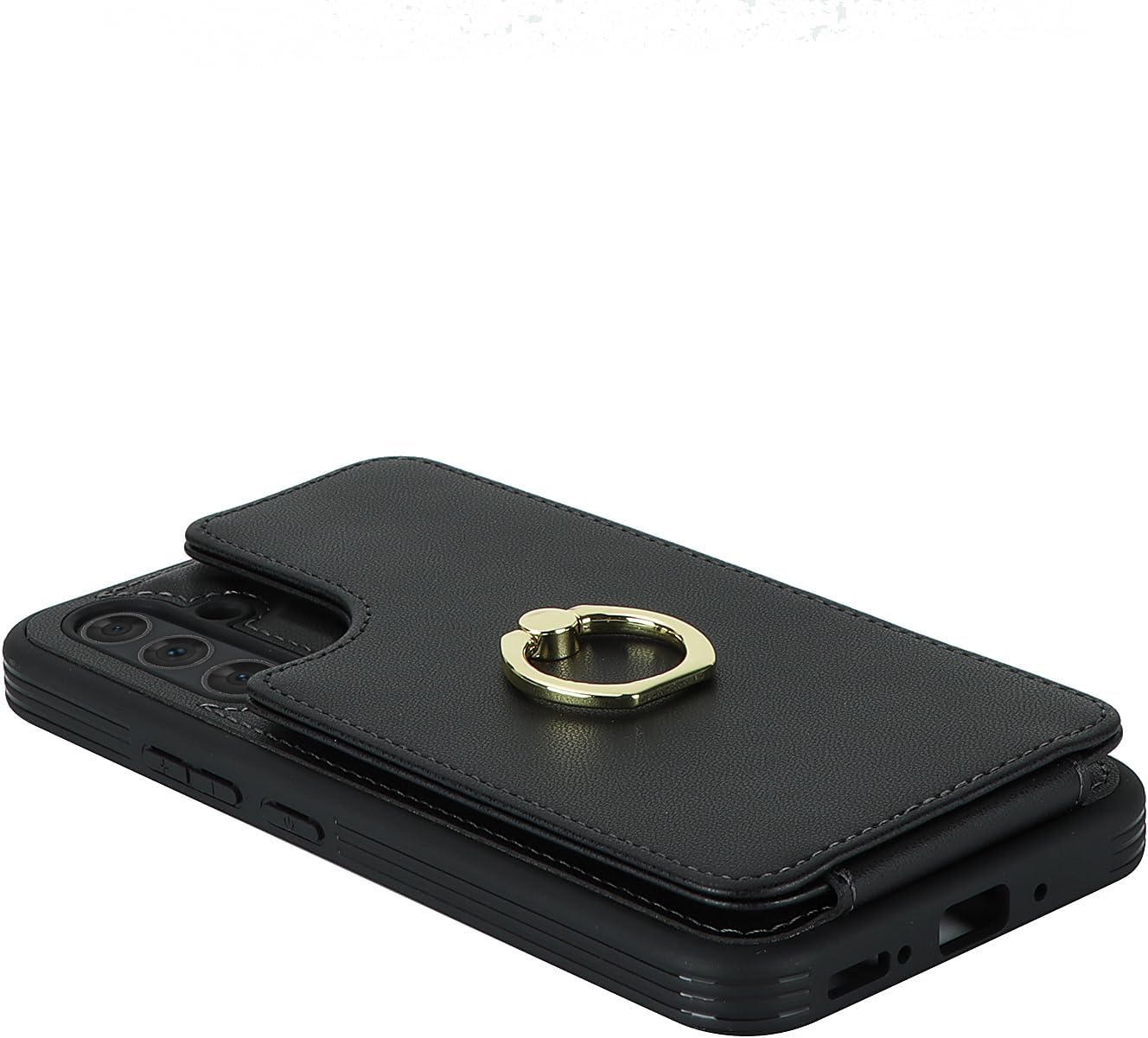 Funda para Samsung Galaxy A54 5G con tarjetero, Galaxy A54 5G Funda tipo cartera para mujer, tarjetero de crédito, soporte de anillo, fundas tipo