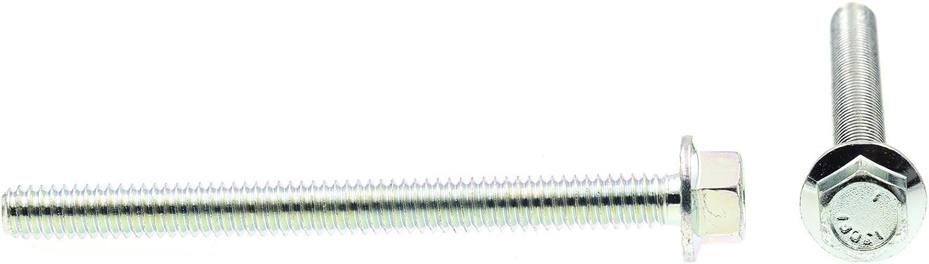 Prime-Line 9090779 Pernos de brida dentada, 14 in.-20 x 3 pulgadas, acero endurecido con caja chapada en zinc (paquete de 25)