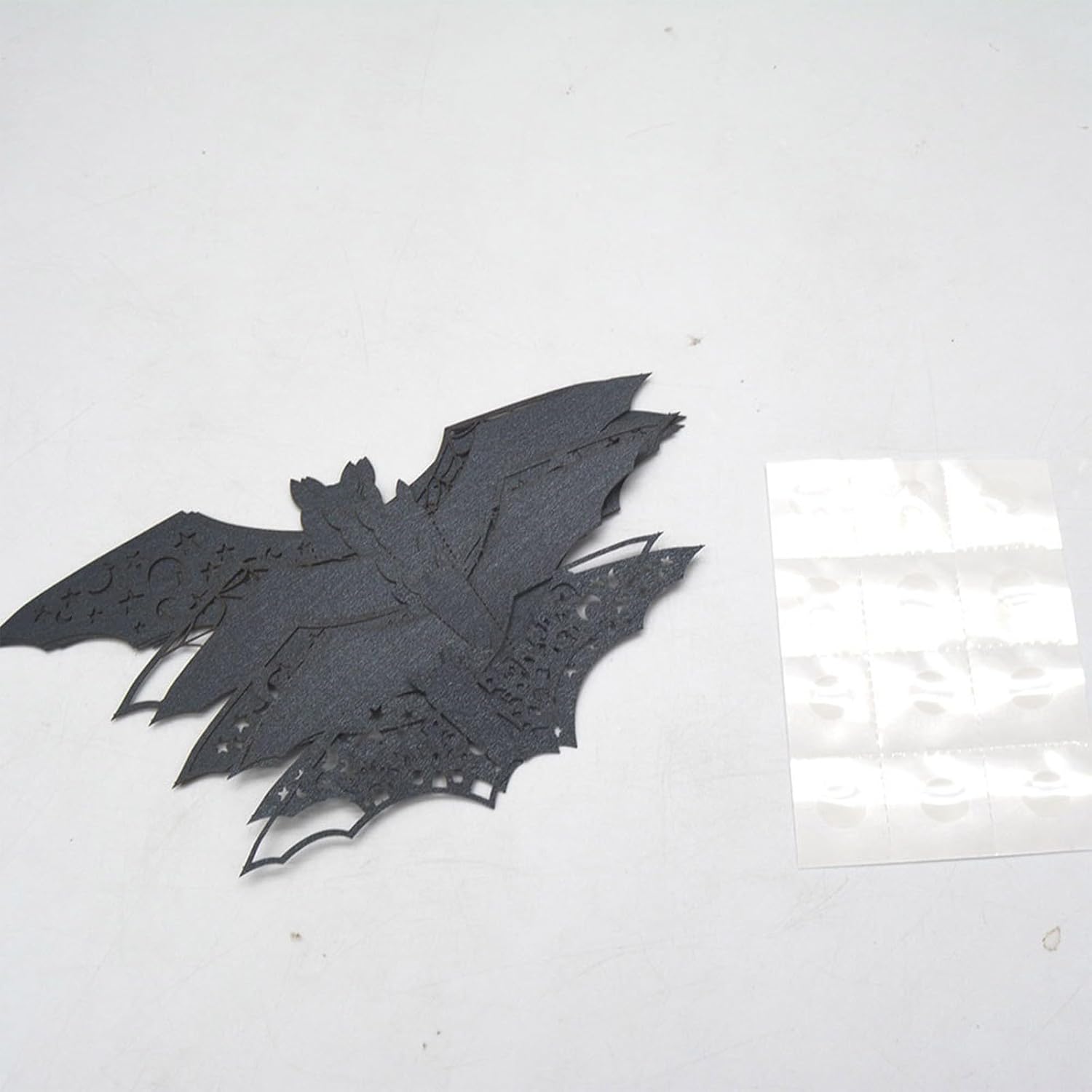12 piezas de decoración de murciélagos 3D de Halloween, 3 tamaños, calcomanías de pared de murciélagos para bricolaje, calcomanías de pared,