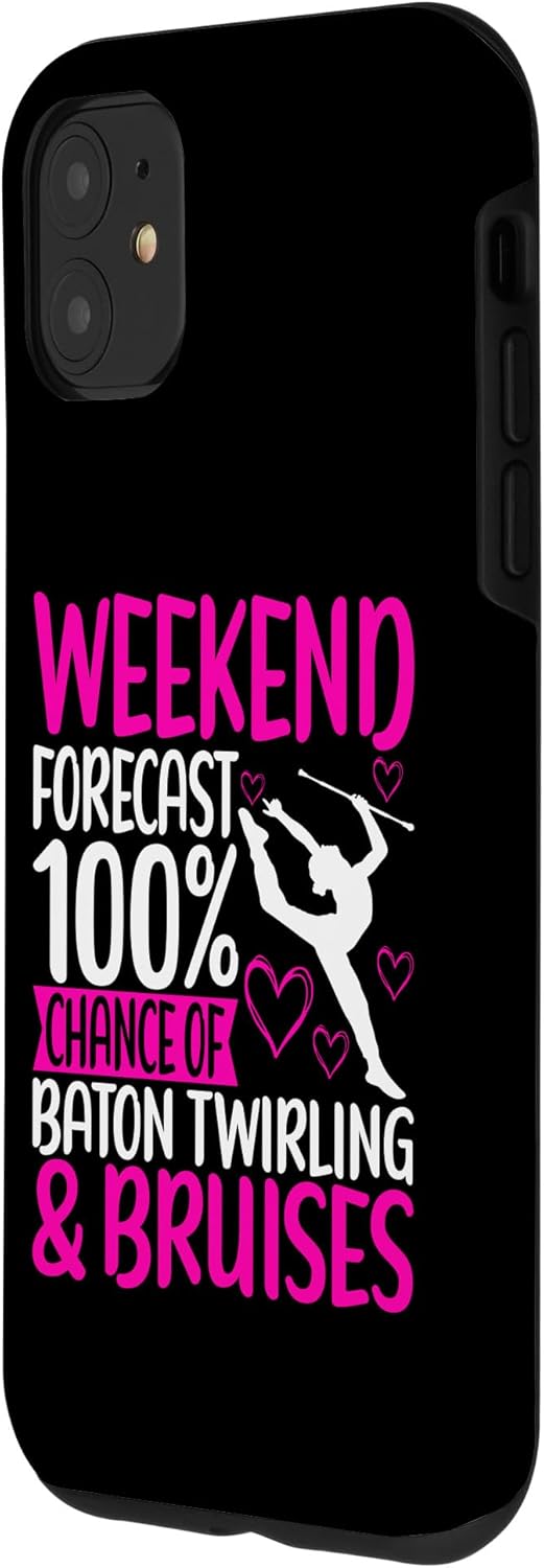Funda para iPhone 11 Baton Twirling Outfit Majorette Baton Twirler