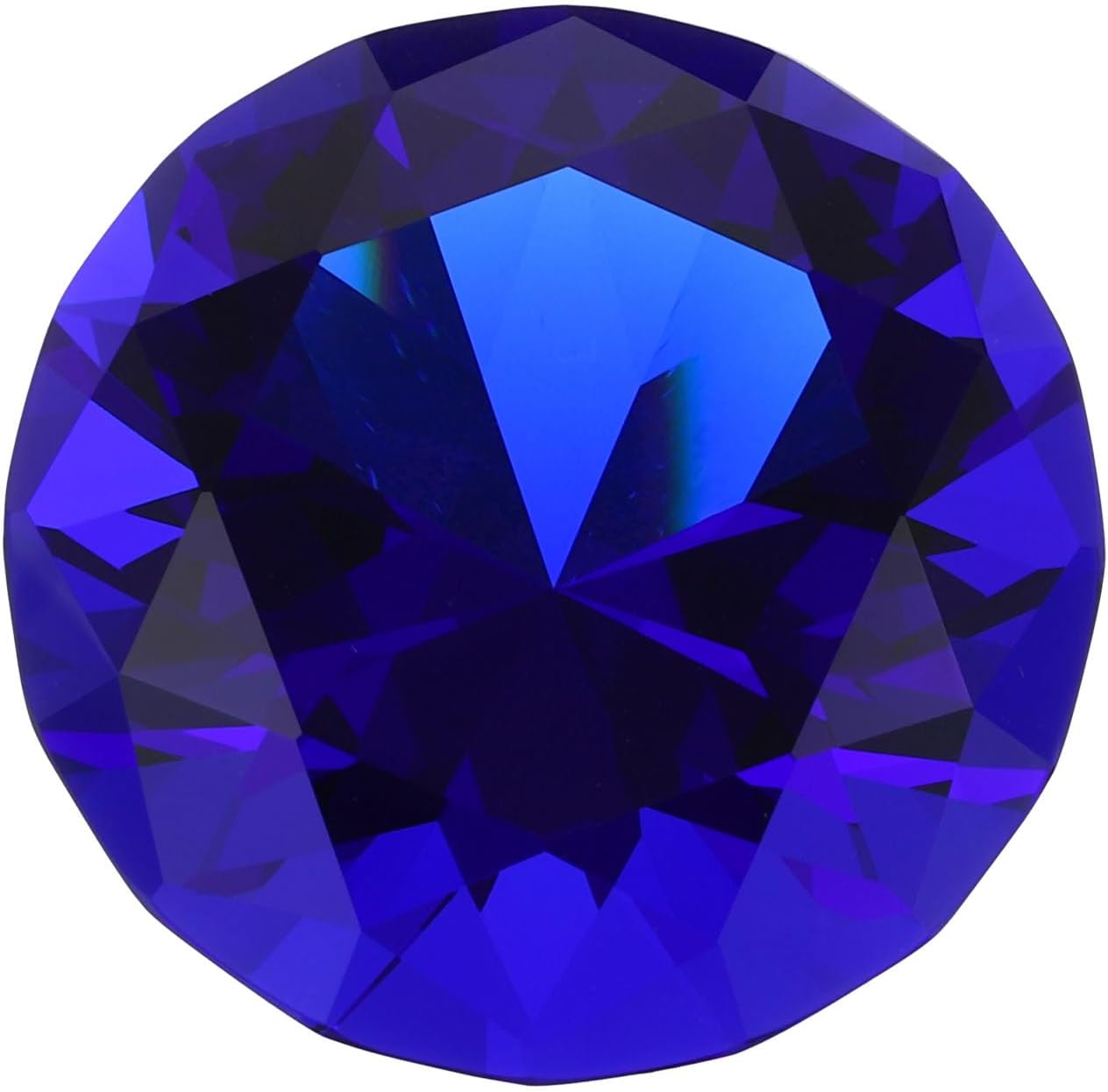 PATIKIL Pesas de papel de diamante, 1.969 in, diamantes falsos, gemas de cristal facetado, decoración de escritorio para regalos, tecnología de