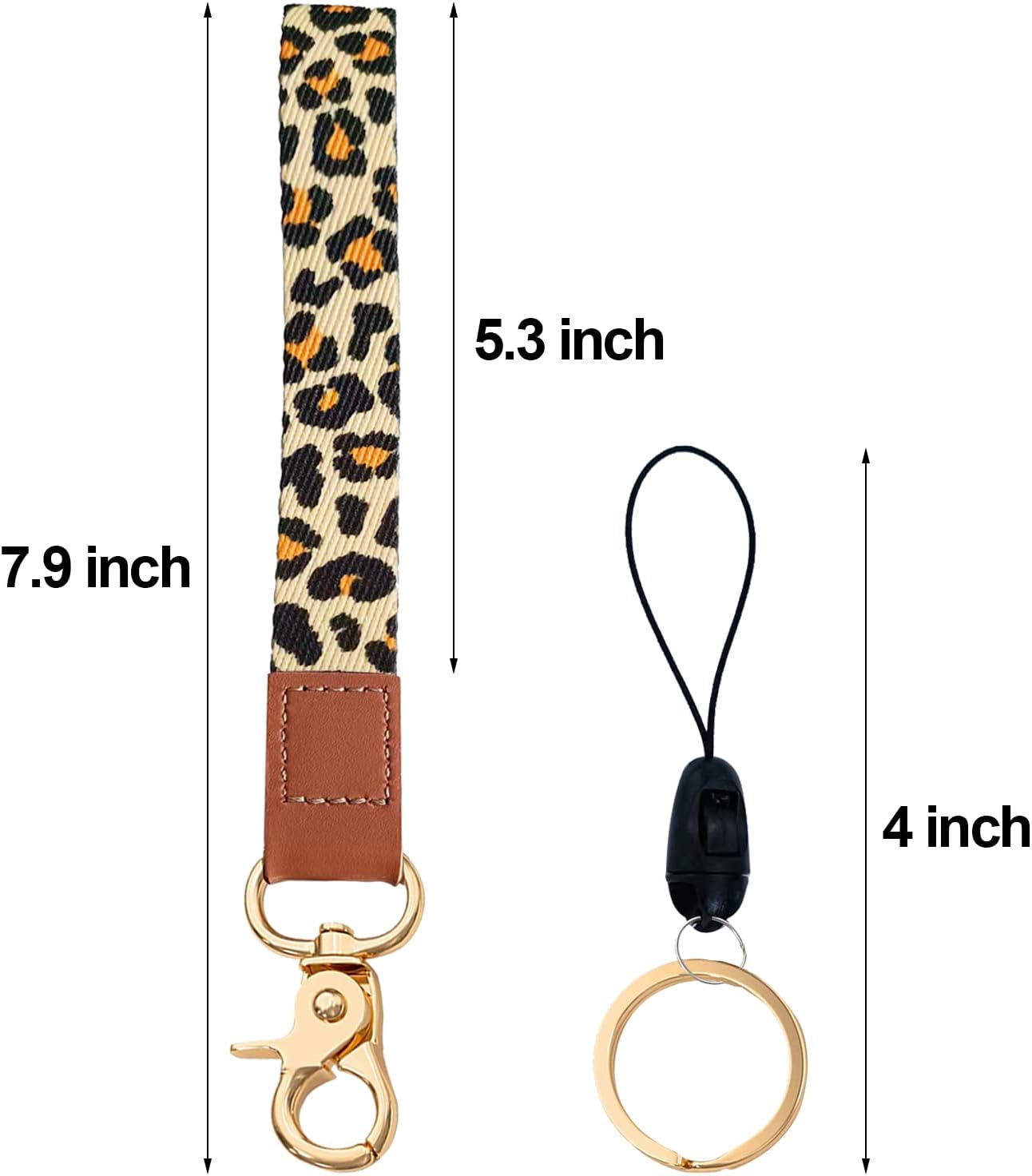 Timideer Wrist Lanyard for Keys, Wristlet Strap Keychain for Women Men Short Lanyard for Car Keys Wallet, Cell Phone, Camera