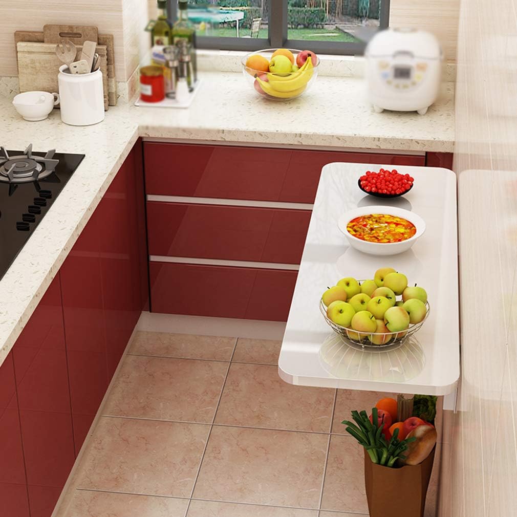 Mesa plegable montada en la pared, mesa de pintura de piano para colgar en la pared de un apartamento pequeño, mesa de comedor para consola de