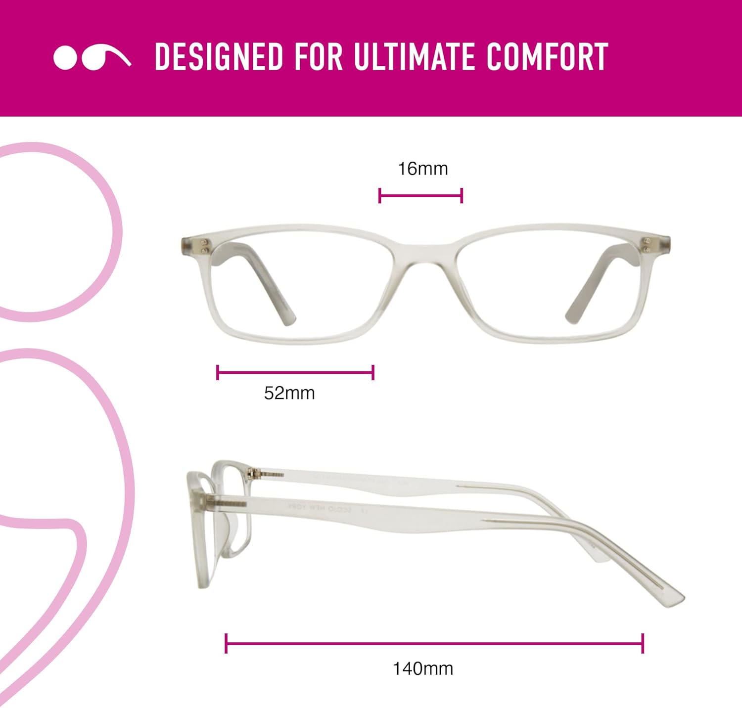 Scojo New York Gels Manhattan – Lentes de lectura hechos a mano, resistentes a los arañazos, para mujeres y hombres