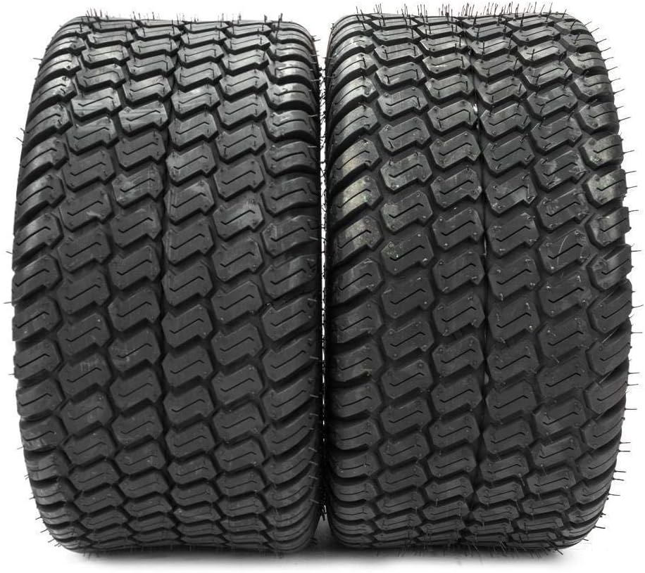 TUFFIOM Juego de 2 neumáticos para cortacésped de 24×12.00-12, neumáticos de césped 8PR para césped y jardín para tractor de jardín, cortacésped,