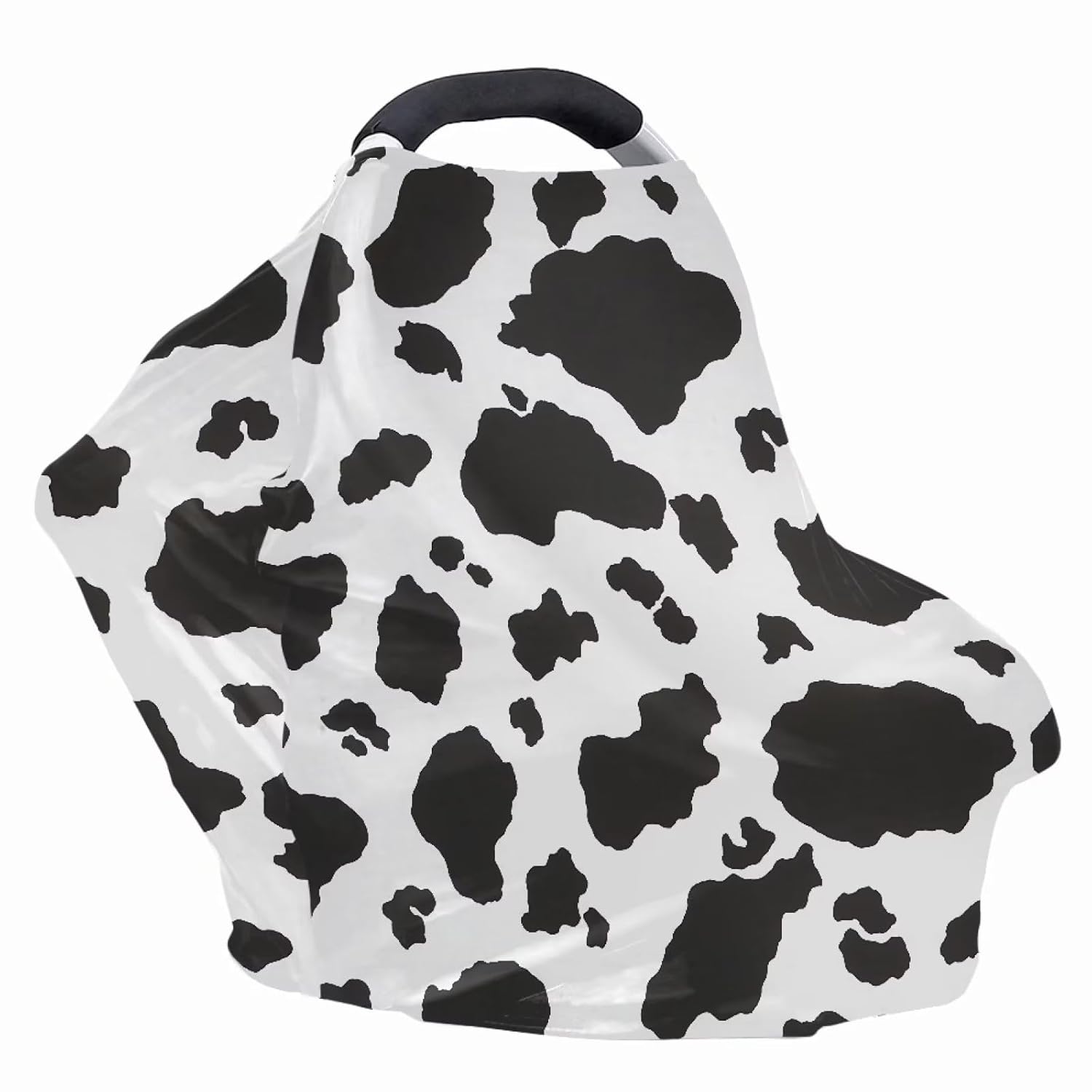 Psesaysky Funda de toldo de asiento de automóvil multiusos de vaca para asiento de automóvil, fundas de lactancia multiusos para lactancia, bufanda
