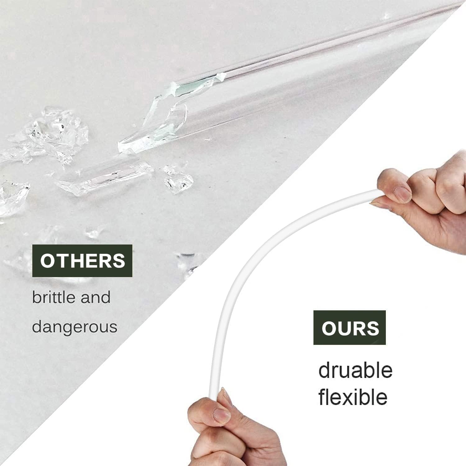 Stanley – Vaso de repuesto para vaso Stanley de 40 onzas y 30 onzas, paquete de 6 popotes reutilizables con 2 cepillos de limpieza, popote para