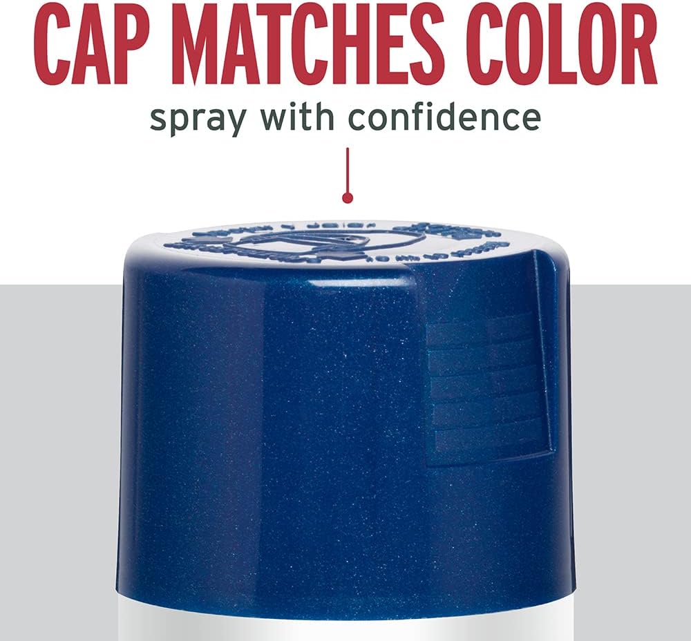 Rust-Oleum 7251830 – Pintura en aerosol metálica antióxido, 11 onzas, azul cobalto, 12 onzas líquidas