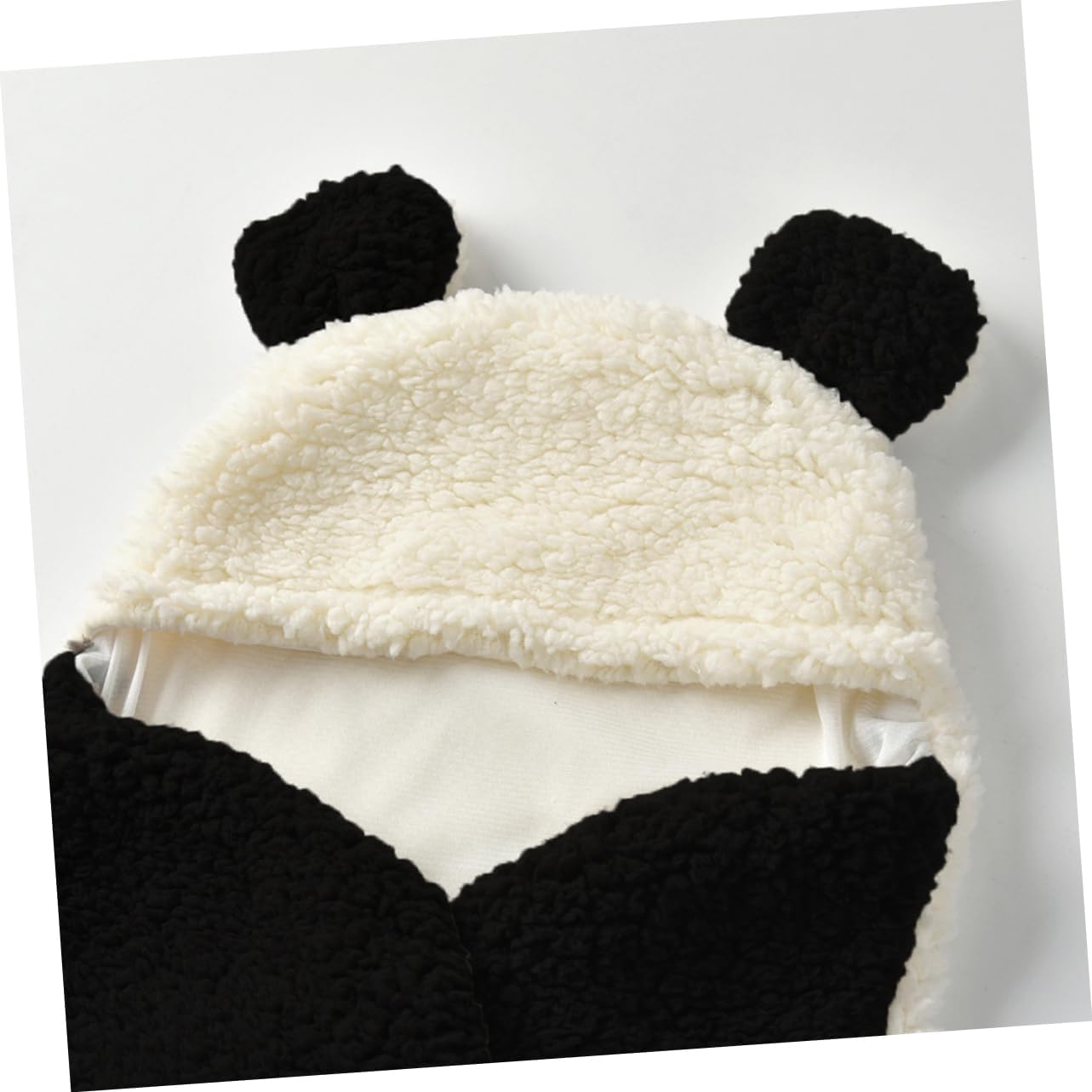 Beatifufu Manta para envolver el saco de dormir del invierno del bebé del panda suave del saco de dormir del invierno de la manta del saco
