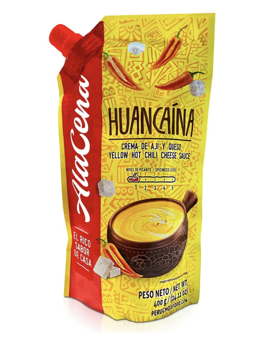 Salsa Huancaina (Crema de Aji) Chili caliente amarillo
