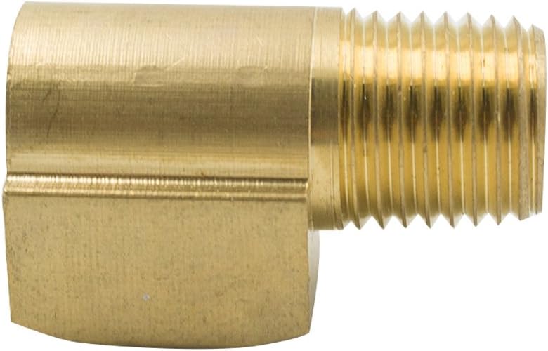 Legines Codo de calle de latón de 90 grados 14 “NPT macho x 14” NPT hembra Barstock tubería de montaje (paquete de 2)