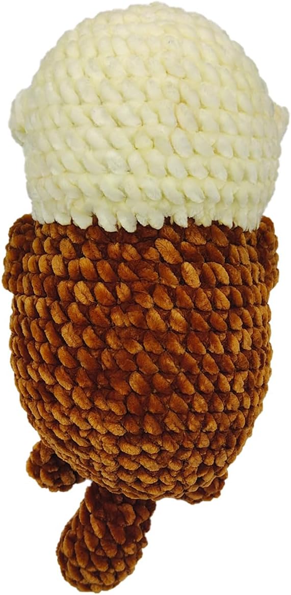 Peluche de ganchillo suave para el día de San Valentín, cumpleaños, para mujeres, hombres y niños pequeños, 9.44 x 4.72 pulgadas (nutria)